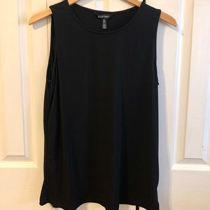 Workwear - Ellen Tracy sleeveless top, black, size M